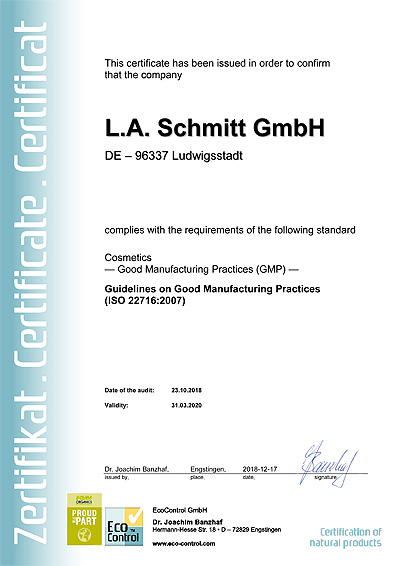 2018-12-17-la_schmitt-iso-22716_en-version-3 2018-12-17-la_schmitt-iso-22716_en-version-3