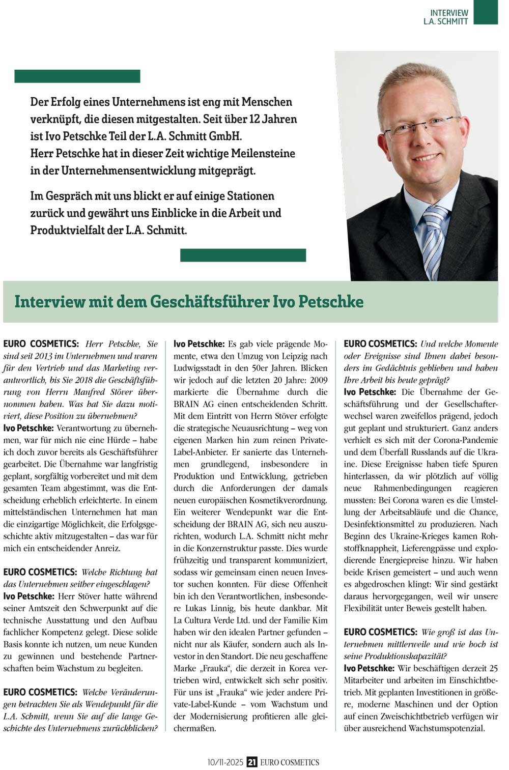 EC_1125_IPetschke_dt-1 Deckblatt Broschuere Firmenportait LA Schmitt